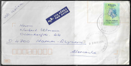 Brazil. Stamp Sc. 2431 On Airmail Letter, Sent From Santorini On 2.03.1994 To Germany - Lettres & Documents