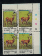 Congo Brazzaville - "Animal En Péril : Cobe De Buffon" - Carré Oblitéré N° 504 De 1978 - Used