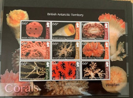 British Antarctic Territory 2017, BAT Corals, MNH S/S - Nuovi