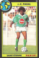 *Carte PANINI Cartonnée- 1993 - Jean-Claude PAGAL - AS Saint Etienne - Trading Cards