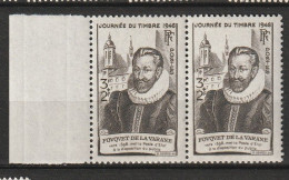 N° 754 Journée Du Timbre: G Fouquet : Belle Paire De 2 Timbres Neuf Impeccable - Unused Stamps