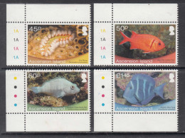 2013 Ascension Marine Life Fish Poisson Complete Set Of 4  MNH - Ascension