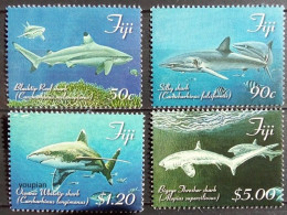 Fiji 2014, Sharks, MNH Stamps Set - Fiji (1970-...)