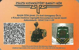 RAIL RAILROAD TRAIN CHILDREN'S RAILWAY FOREST RAILWAY * ZSUZSI LIGHT RAILWAY DEBRECEN * CALENDAR * ZSKBK 2020 * Hungary - Tamaño Pequeño : 2001-...