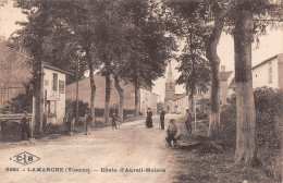 LAMARCHE (Vosges) - Route D'Aureil-Moison - Voyagé 1923 (2 Scans) Golbey, 9 Rue De Barbelouze - Lamarche