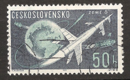 Tchécoslovaquie 1963 N° 1269 Iso O Espace, Lollini, Univers, Soleil, Mercure, Vénus, Lunik, Mars, Jupiter, Saturne - Used Stamps