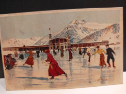 Pattinaggio 1920 Pellegrini Ginevra(RIPRODUZIONE) - Eiskunstlauf