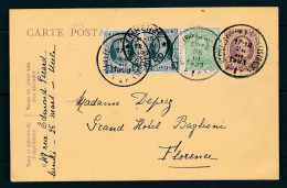 PWS - Cachet "ST-GILLES (BRUX) - ST-GILLIS (BRUS.)" Dd. 25-03-1923 + "FIRENZE - CENTRO" (It.) - (ref.1703) - Postcards 1909-1934