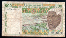 509-Bénin 500fr 2001 B0107 - Bénin