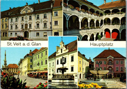 48762 - Kärnten - St. Veit A. D. Glan , Hauptplatz , Mehrbildkarte - Gelaufen 1982 - St. Veit An Der Glan