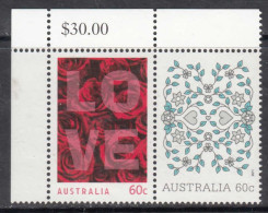 2011 Australia Love Complete Pair  MNH - Ongebruikt