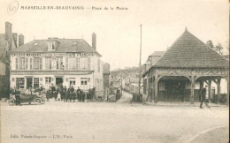 Marsaille En Beauvaisis La Place De La Mairie - Marseille-en-Beauvaisis