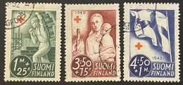 FINLAND  - (0) - 1945 - # 278/281 3 Values - Oblitérés