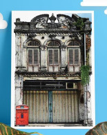 Malaysia Our Shophouse Postcard MINT F3 Mailbox Mail Box Shop House - Malaysia