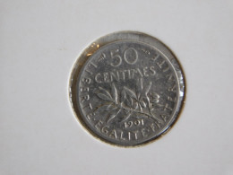 France 50 Centimes 1901 (518) Argent Silver - 50 Centimes