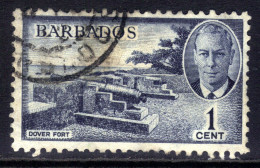 Barbados 1950 KGV1 1ct Dover Fort Used SG 271 ( K801 ) - Barbados (...-1966)