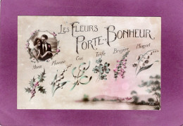 Les Fleurs Porte-Bonheur  Houx Mimosa Gui Trèfle Bruyère Muguet   Série Furia 203 - Fiori