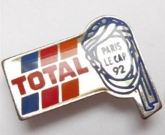 AB315 Pin's Rallye PARIS LE CAP 1992 TOTAL PÉTROLIER Achat Immédiat - Rallye