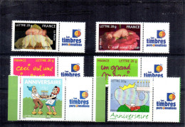 Lot De Timbres Logo Timbres Personnalisés - Ongebruikt