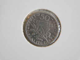 France 50 Centimes 1904 (521) Argent Silver - 50 Centimes