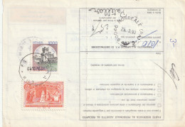 BOLLETTINO PACCHI - COLOMBO ALB. - Postal Parcels