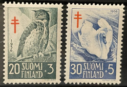 FINLAND  - MH* - 1956 - # 442/443 - Neufs