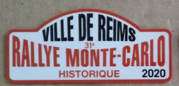 Aimant Rallye Monte Carlo Historique 2020 Reims  Magnet - Transportmiddelen