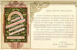 Comitè International Pour L'emissiondes Cartes Postales Commemorativ, Roma 1900 - Lot. 4948 - Demonstrations