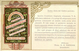 Comitè International Pour L'emissiondes Cartes Postales Commemorativ, Roma 1900 - Lot. 4948 - Manifestazioni