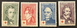 FINLAND  - MH* - 1948 - # 334/337 - Neufs