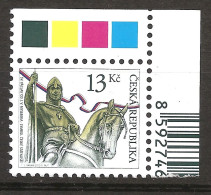 République Tchèque 2013 N° 684 ** Courant, Saint Venceslas 1er, Bohême, Souverain, Statue, Cheval, Prague, Chevalier Roi - Unused Stamps