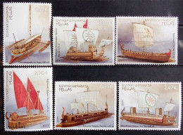 Greece 2011, Ancient Greek Ships, MNH Unusual Stamps Set - Nuovi