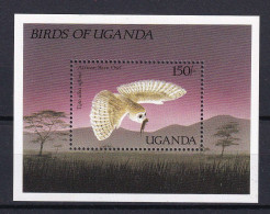 165 OUGANDA 1987 - Y&T BF 72 - Oiseau Hibou Chouette - Neuf ** (MNH) Sans Charniere - Ouganda (1962-...)