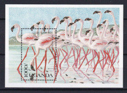 165 OUGANDA 1990 - Y&T BF 115 - Oiseau Echassier Flamant Rose - Neuf ** (MNH) Sans Charniere - Ouganda (1962-...)