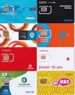 GREECE - Lot #3, 8 Different GSM Cards, Mint - Greece