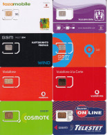 GREECE - Lot #4, 8 Different GSM Cards, Mint - Griekenland