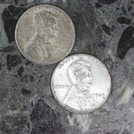 Etats-Unis / USA LOT (2) : 1 Cents 1943 - Steel Penny - Kilowaar - Munten