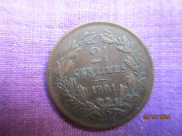 Luxembourg: 2 1/2 Centimes 1901 - Luxembourg