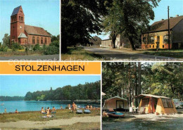 72631594 Stolzenhagen Angermuende Dorfkirche Camping Strand Angermuende - Angermünde