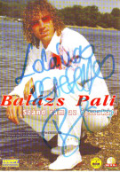 Balázs Pali (10x15 Cm)  Original Dedicated Photo - Singers & Musicians