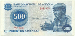 Angola - 500 Kwanzas - 14.08.1979 - Pick 116 - Série H/A - Agostinho Neto - Angola