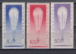 USSR 1933 - Stratospherenballon "CCCP 1", Mi-Nr. 453/55, MNH** - Ungebraucht