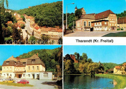 72630397 Tharandt Blick Von Burgruine Hotel-Deutsches-Haus Gondelteich Tharandt - Tharandt