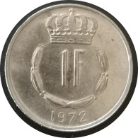 Monnaie Luxembourg - 1972 -  1 Franc Jean - Luxemburg