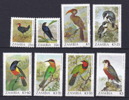 169 ZAMBIE 1987 - Y&T 376/83 - Oiseau - Neuf ** (MNH) Sans Charniere - Zambie (1965-...)