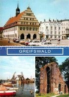 72628488 Greifswald Rathaus Wiecker Klappbruecke Eldena Klosterruine Greifswald - Greifswald