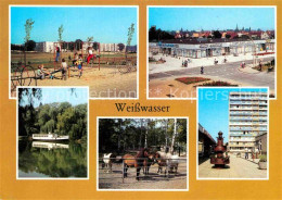 72627797 Weisswasser Freizeitzentrum Lutherstr Brechtstr Jahnteich Mit Schiffsba - Weisswasser (Oberlausitz)