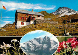 72626731 Mayrhofen Zillertal Edelhuette Mit Ahornspitze Zillertaler Alpen Edelwe - Autres & Non Classés