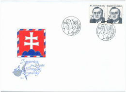 FDC 5 Slovakia Inauguration Of President M. Kovac 1993 - FDC