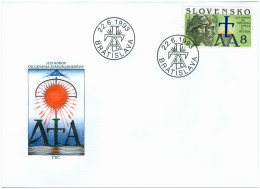 FDC 14 Slovakia St Cyril And Methodeus 1993 - Cristianismo